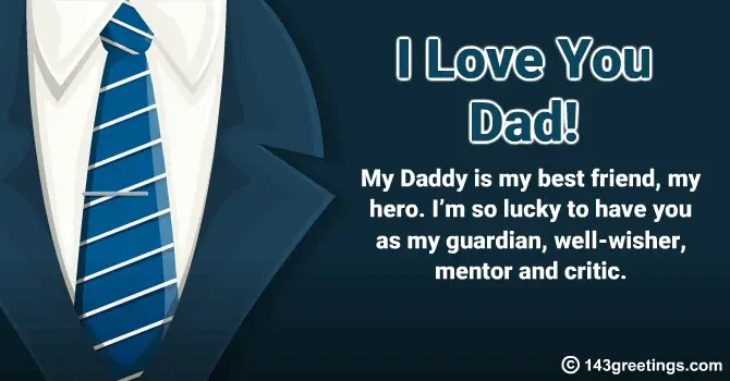 Love Messages for Dad